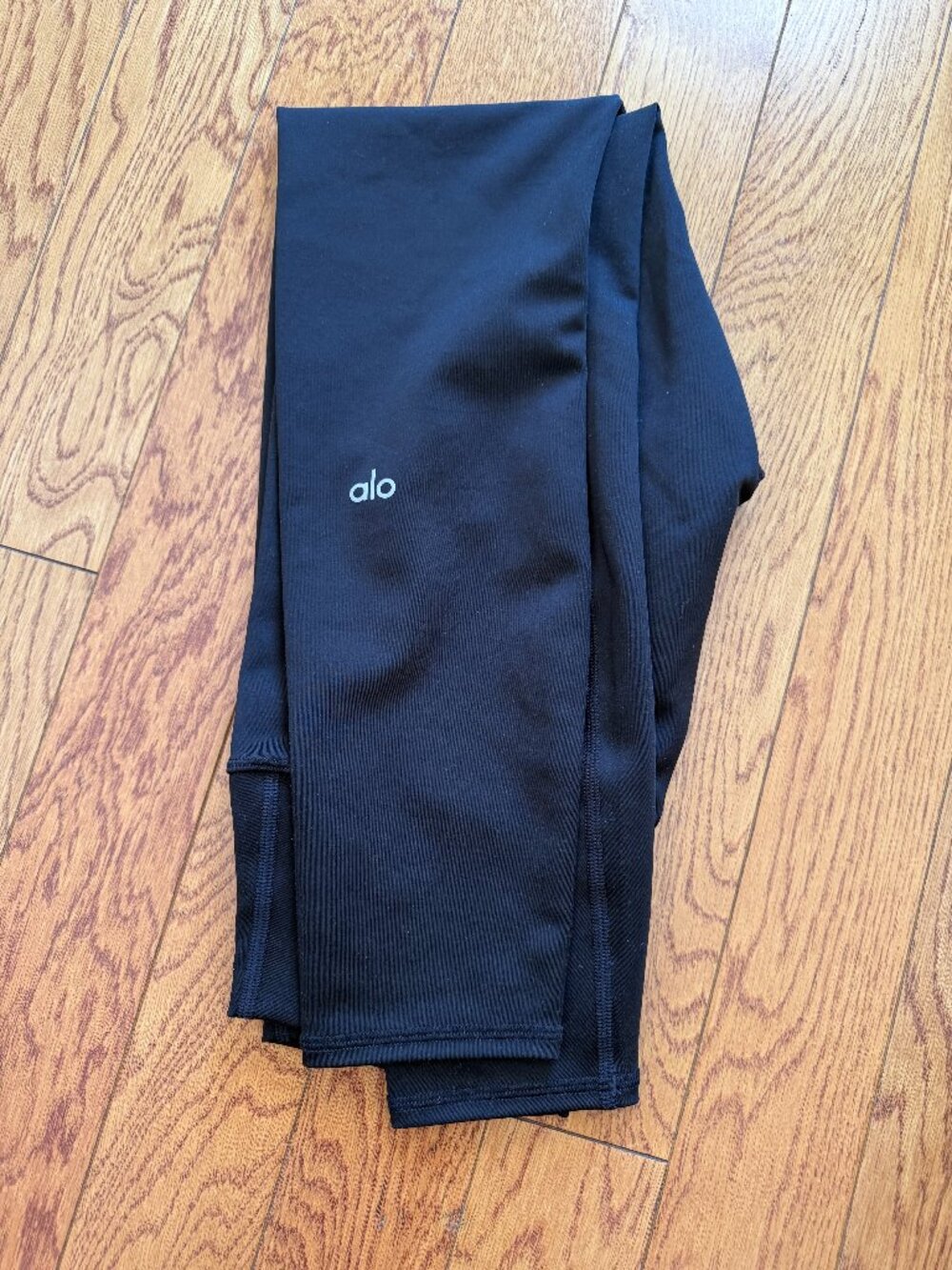 Womens Alo Airlift High Waist 7/8 Leggings Black: Size Medium
